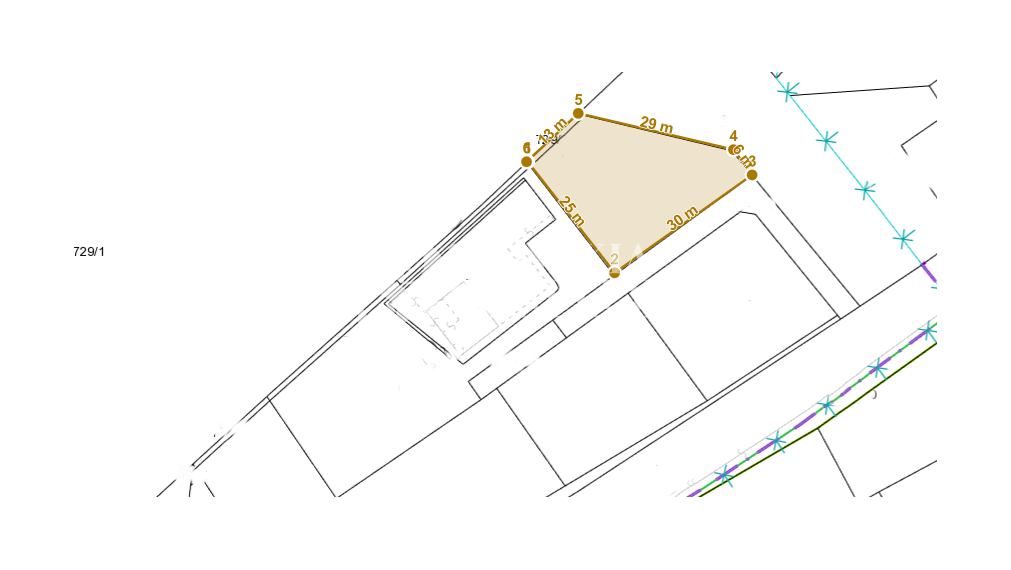 Stavebný pozemok v Kolíňanoch, komplet IS na pozemku 634 m2