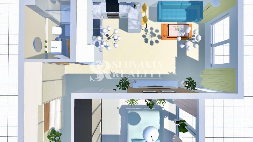 2-izb.byt v novstavbe SLNEČNÁ PLÁŇ, loggia, skolaudovaný