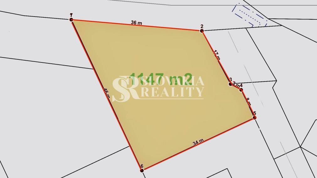 Mobilný dom či záhrada, 1147 m2 Párovské Háje