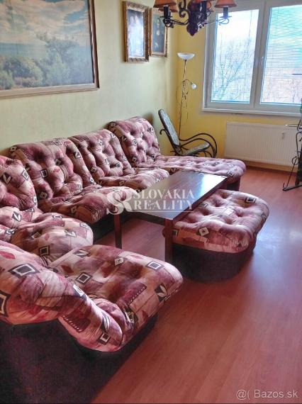 Veľký 3-izb.byt s balkónom, samostatné izby, Partizánska ul.