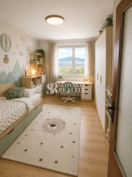 Veľký 3-izbový byt 78 m² s lodžiou Diely-Nitra