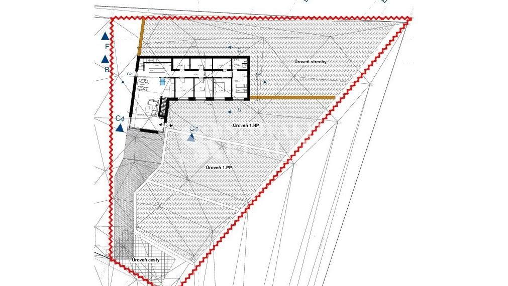 Stavebný pozemok s panoramatickým výhľadom na Zobor 1 686 m²