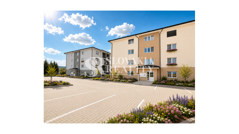 Veľký 2-izb. byt, nezariadený, novostavba Ludanice