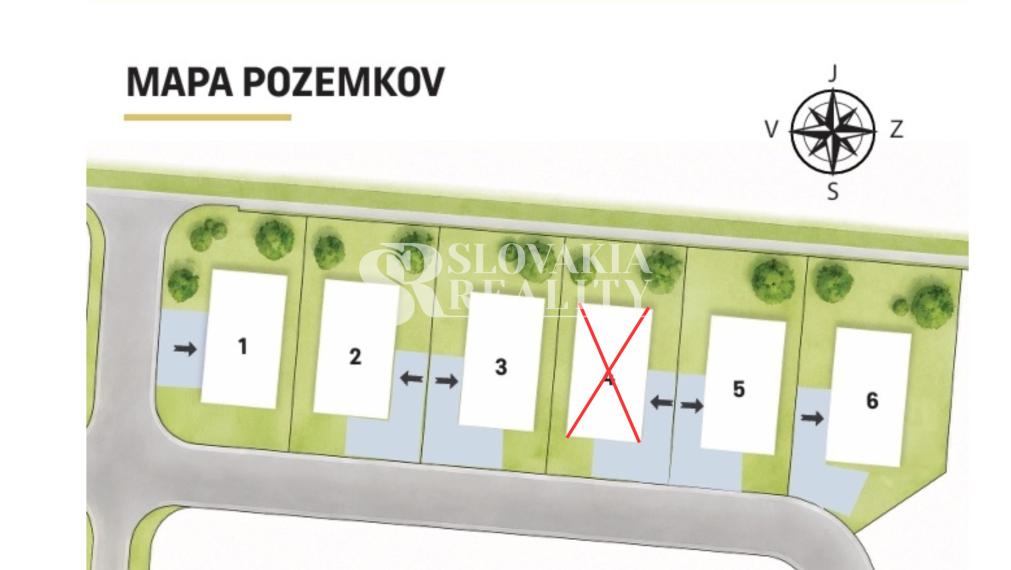 Moderné 4-izbové bungalovy s terasou, kolaudácia 2027 v cene