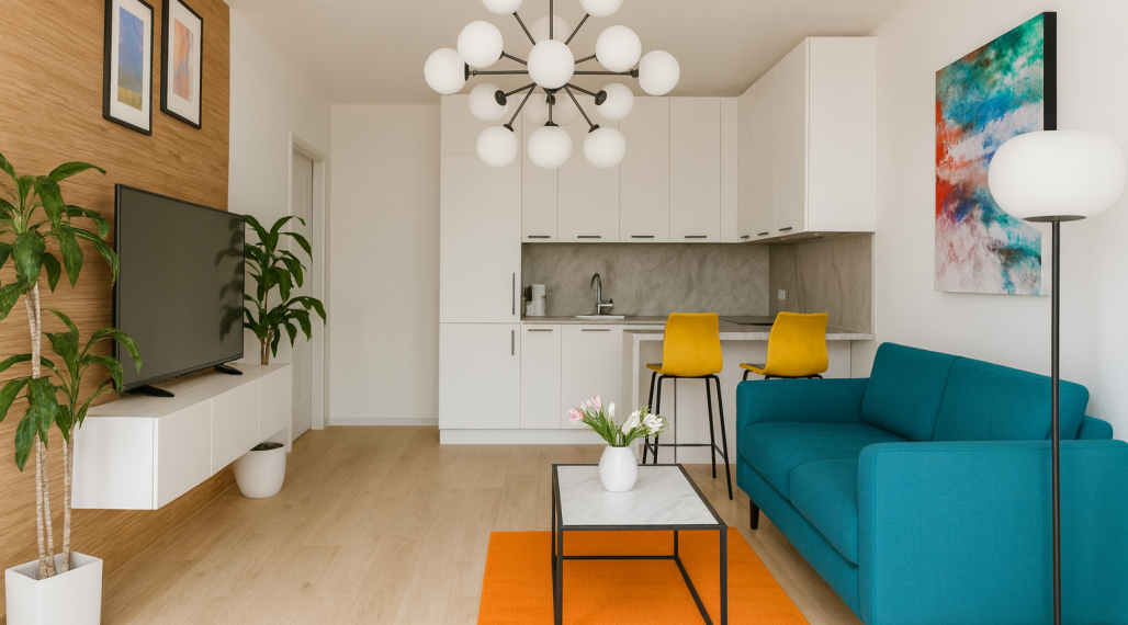 2-izb.byt v novstavbe SLNEČNÁ PLÁŇ, loggia, skolaudovaný