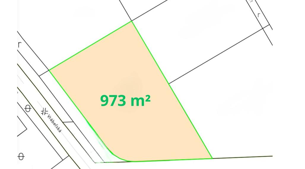 INVESTIČNÝ VEĽKY POZEMOK 973 m² - Nová Chrenová