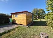 ZÁHRADKA S CHATKOU, suchým WC, kôlničkou, Krškany, 369 m² - fotografia 1
