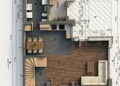 Pozemok s rozostavaným domom so stavebným povolením - 411 m² - fotografia 3
