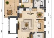 Pozemok s rozostavaným domom so stavebným povolením - 411 m² - fotografia 3