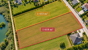 Veľký stavebný pozemok 1 433 m² alebo 1 618 m² Svätoplukovo - fotografia 1