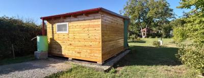 ZÁHRADKA S CHATKOU, suchým WC, kôlničkou, Krškany, 369 m²