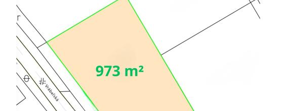 INVESTIČNÝ VEĽKY POZEMOK 973 m² - Nová Chrenová
