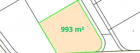 INVESTIČNÝ VEĽKY POZEMOK 993 m² - Nová Chrenová