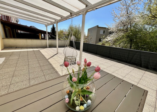 3.izb.byt 112 m2, s terasou o veľkosti 50m2 a garážou