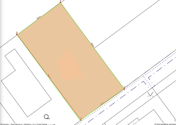 Stavebný pozemok Beladice