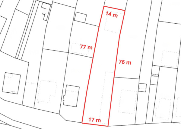 Stavebný pozemok 1 201 m², IS - Horný Oháj