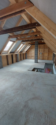 Pozemok s rozostavaným domom so stavebným povolením - 411 m² - fotografia 8