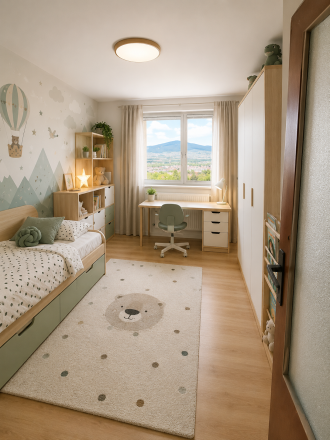 3izb. byt 78 m², samostané izb, lodžia z kuchyne, Zvolenská - fotografia 30