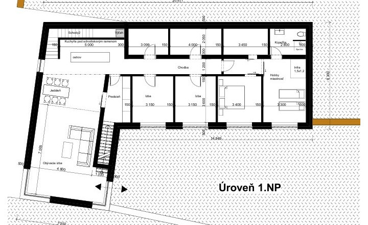 Stavebný pozemok s panoramatickým výhľadom na Zobor 1 686 m² - fotografia 13
