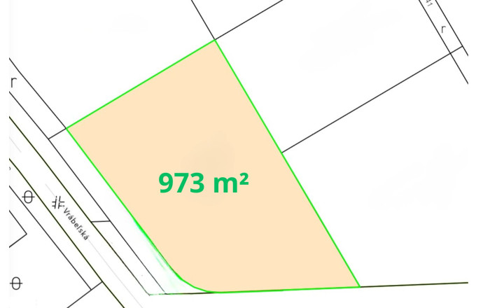 INVESTIČNÝ VEĽKY POZEMOK 973 m² - Nová Chrenová - fotografia 2