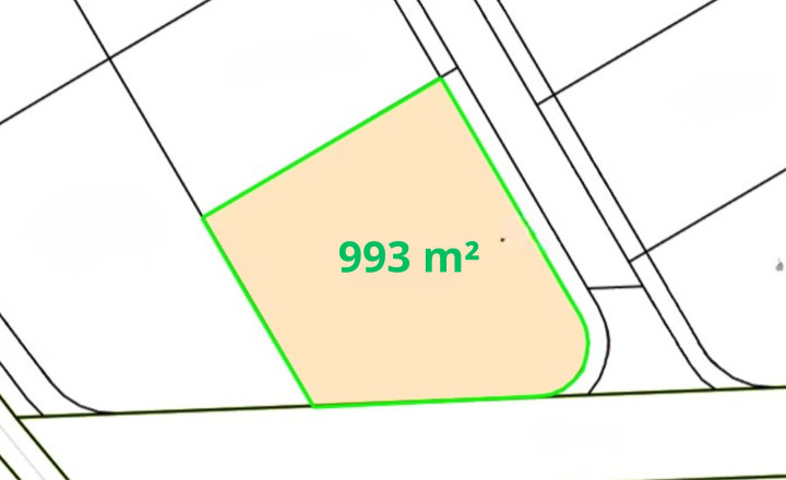 INVESTIČNÝ VEĽKY POZEMOK 993 m² - Nová Chrenová - fotografia 4