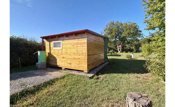 ZÁHRADKA S CHATKOU, suchým WC, kôlničkou, Krškany, 369 m²