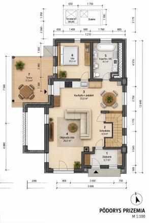 Pozemok s rozostavaným domom so stavebným povolením - 411 m² - fotografia 3